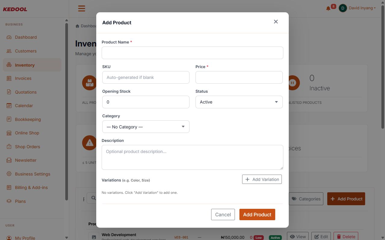 Inventory Management